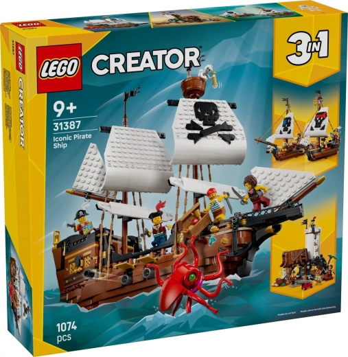 LEGO Creator 3 en 1 barco pirata legendario