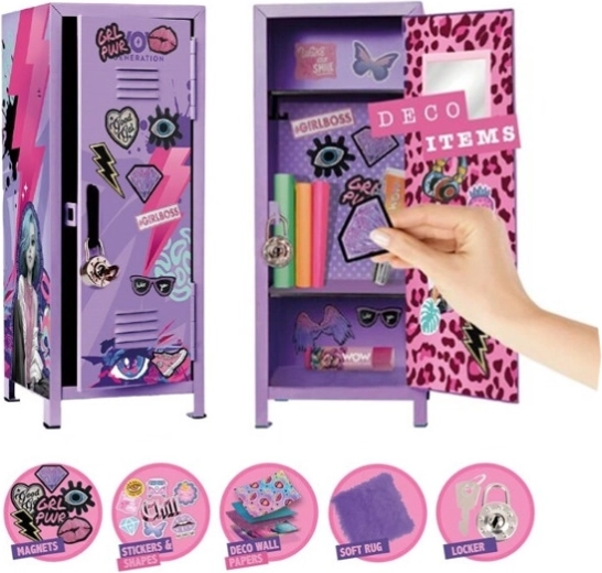 Caja metálica para joyas con compartimentos WOW Generation
