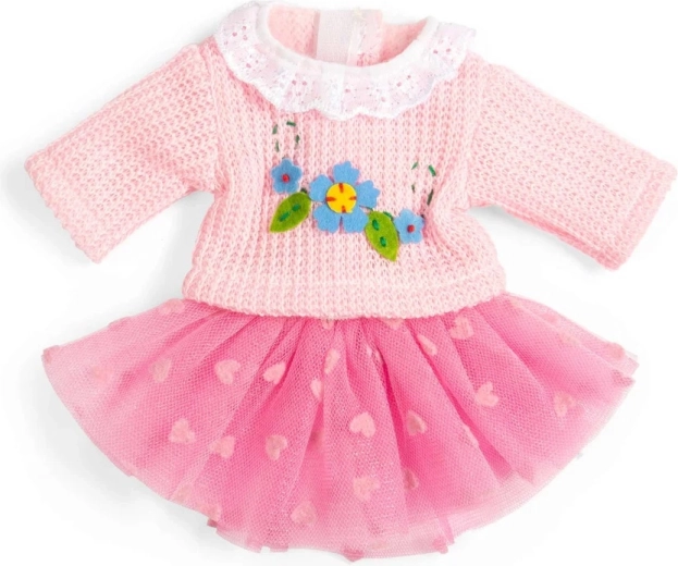 Bigjigs Toys falda de tul rosa y jersey para muñeca de 28 cm