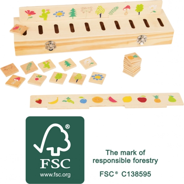 Juguete educativo de madera para la motricidad y la clasificación Small Foot