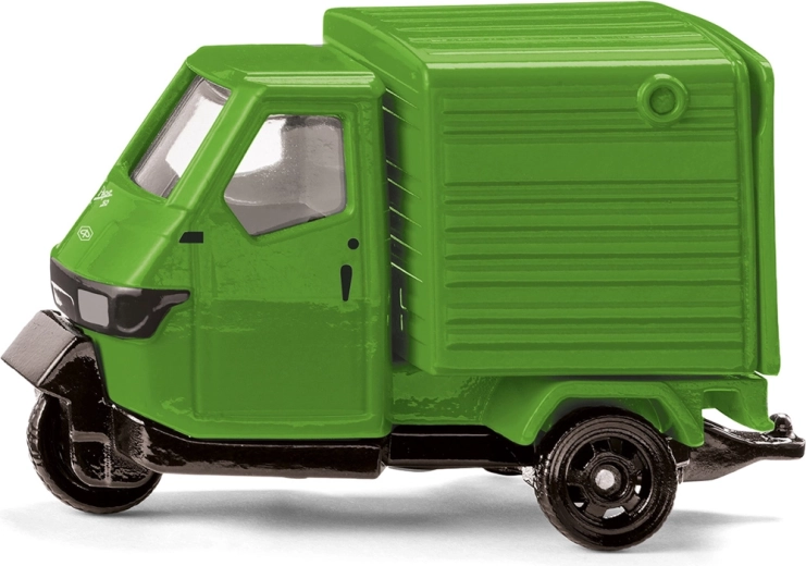Siku Piaggio Ape verde – modelo metálico de triciclo