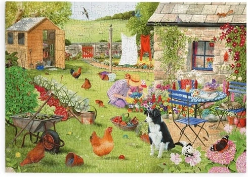 HOP Puzzle El jardín de la abuela, 500 piezas grandes