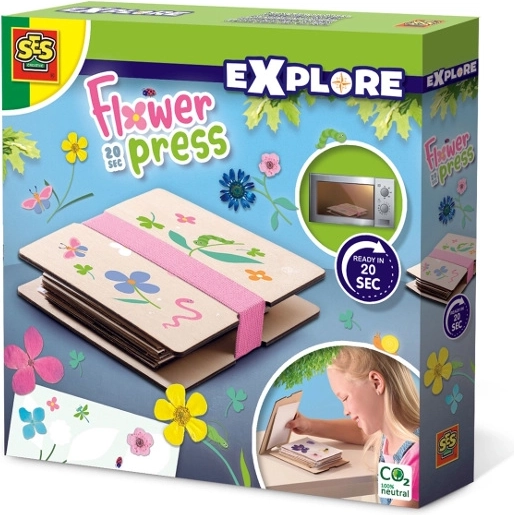 SES Explore prensa de flores para microondas