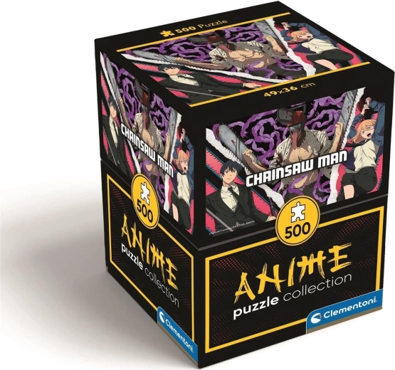 Puzle CLEMENTONI Anime Chainsaw Man de 500 piezas