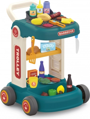 Carrito de barbacoa con accesorios 34 × 36 × 37 cm