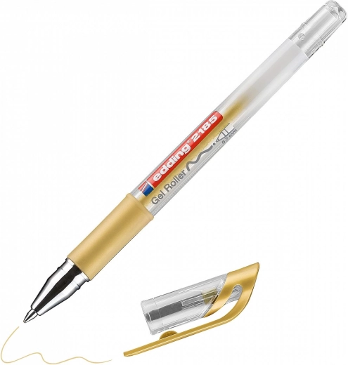 Roller de gel dorado EDDING 2185