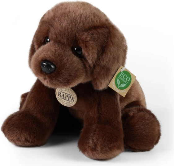 Peluche de perro labrador sentado Rappa ecológico