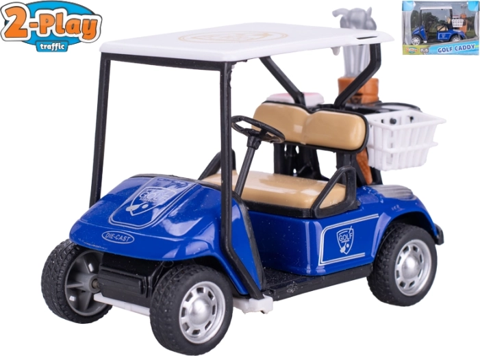 Carrito de golf con palos 2-Play Traffic, retroceso, 10 cm