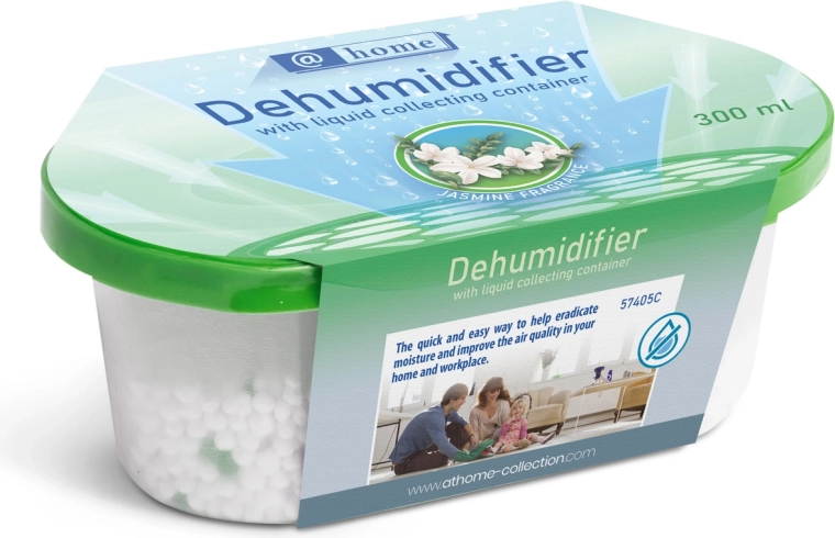 Absorbehumedad con recipiente para recoger líquidos y aroma de jazmín, 300 ml