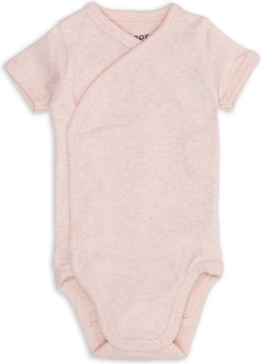 Body cruzado Lodger de manga corta melange tan, talla 68