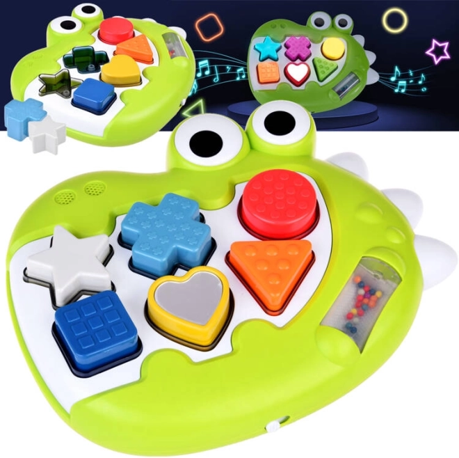 Dinosaurio interactivo con luces y sonidos para niños
