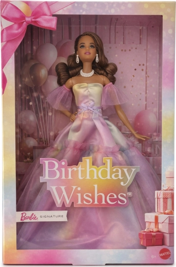 Barbie Signature Birthday Wishes – muñeca de colección con base