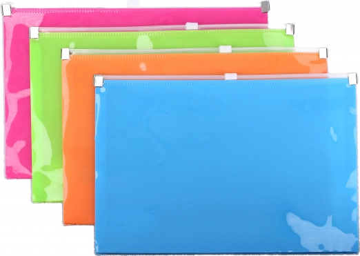 Carpeta con cremallera 24 × 18,5 cm