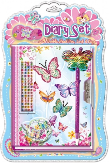 Diario Pecoware con bolígrafo – Mariposas 2