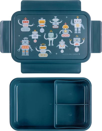 A Little Lovely Company caja para la merienda robots