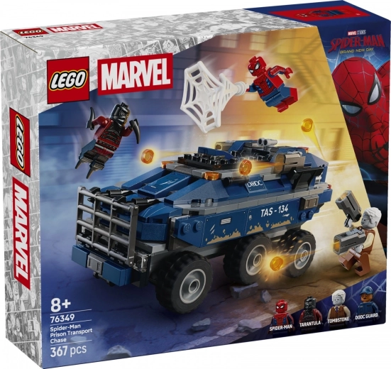LEGO Marvel Persecución de Spider-Man al transporte de prisioneros