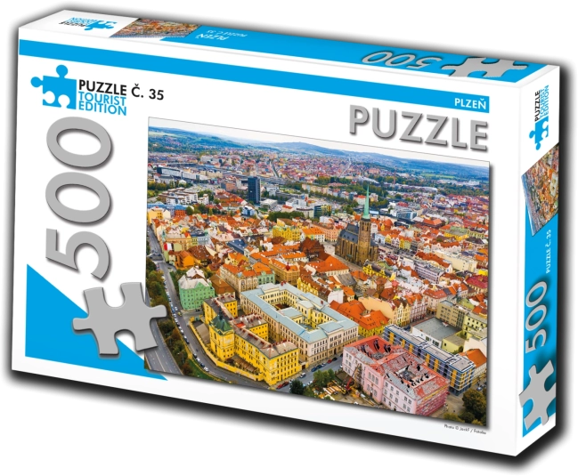 Puzzle Plzeň 500 piezas edición turística