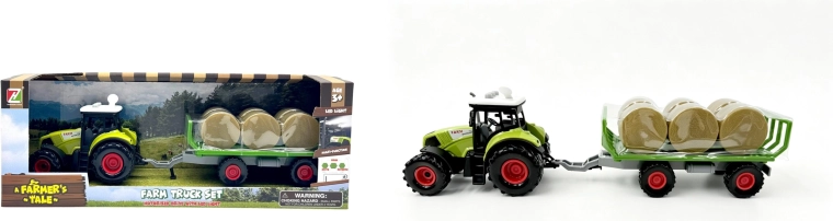Tractor sonoro PLEJO con remolque