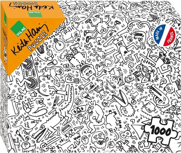 Puzle en blanco y negro VILAC KEITH HARING – 1000 piezas