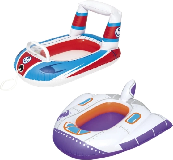 Barco hinchable para niños: crucero y nave espacial
