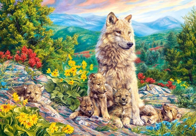 Puzle de 1000 piezas Lobo Nueva generación