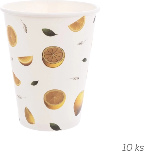 Vaso de papel con revestimiento de PE Limepop de 0,38 l - 10 unidades