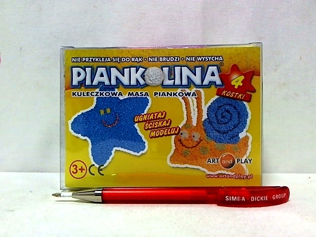 Piankolina masa moldeable amarilla 4 cubos