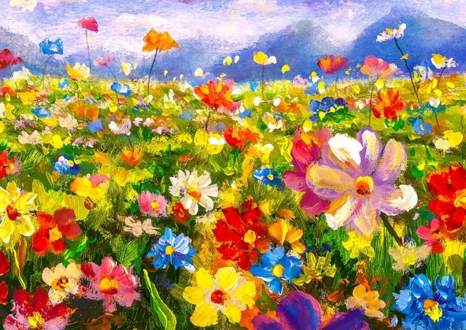 Puzzle Pradera floral colorida 1000 piezas ENJOY