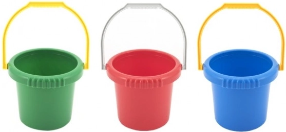 Cubo de plástico - diámetro 16 cm