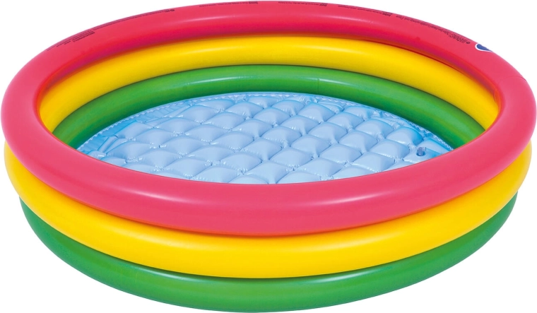 Piscina infantil hinchable de 100 cm con fondo blando