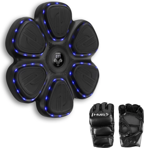 Diana electrónica de boxeo HMS con LED y Bluetooth, incluye guantes