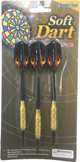 Dardos de competición Brother 16 g con puntas de plástico (3 uds)