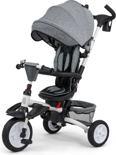Milly Mally triciclo 6en1 Stanley rubber grey
