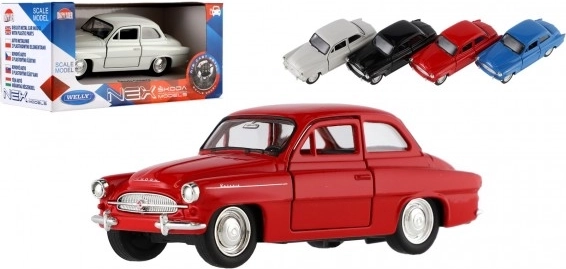 Modelo metálico de coche Škoda Octavia 1959 1:34–1:39, 11 cm, rueda libre