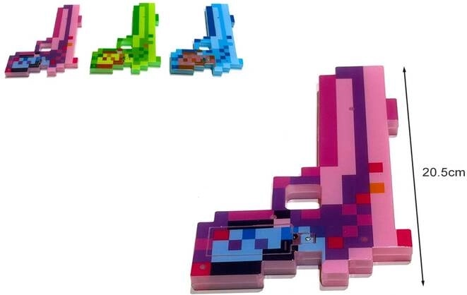 Pistola infantil Gazelo Pixel con efectos luminosos y sonoros