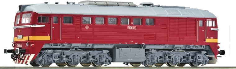 Locomotora diésel Roco T 679.1 Sergej ČSD H0