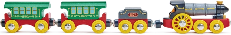 Tren de vapor retro Hape con efectos de luz y sonido