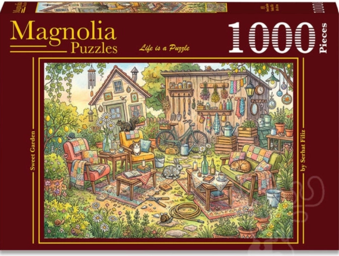 Puzzle Magnolia Jardín dulce 1000 piezas