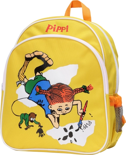 Mochila infantil Pippi Calzaslargas amarilla