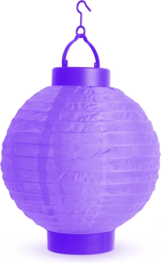 Farolillo LED plegable morado