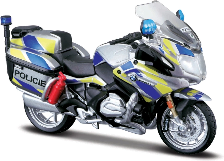 Motocicleta policial Maisto BMW R 1200 RT Policía de la República Checa 1:18