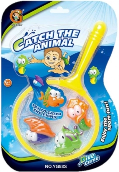 Pesca de peces sumergibles con red