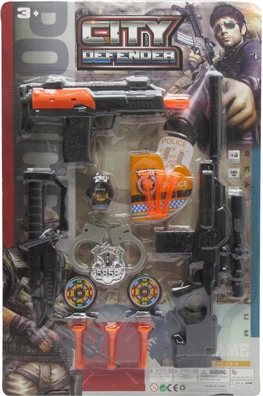 Set de policía de dardos para niños