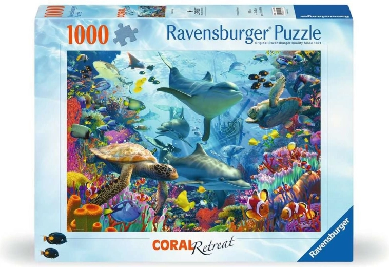 Puzzle Ravensburger Arrecife de coral, 1000 piezas