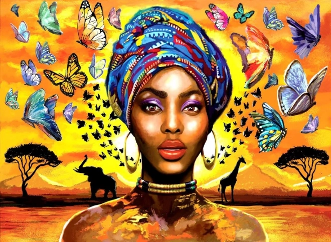 Puzzle Anatolian Mujer hermosa 1000 piezas