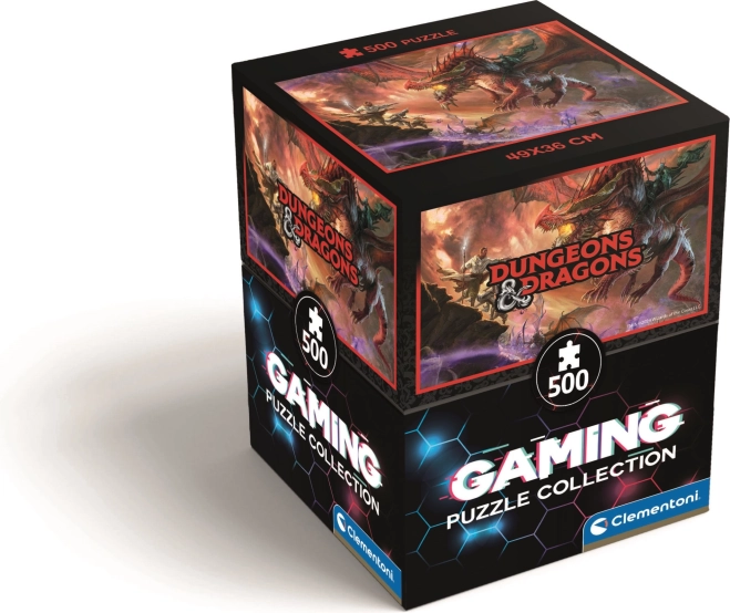 Puzle de 500 piezas Dungeons & Dragons – Cube de Clementoni