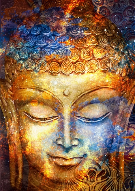 Puzzle ENJOY Buda sonriente, 1000 piezas