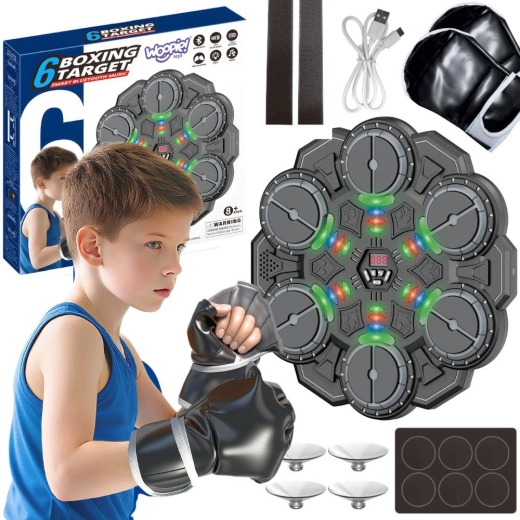 Woopie diana de boxeo inteligente con bluetooth y luces LED
