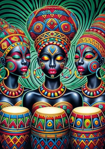 Puzzle Ritmo tribal 1000 piezas ART PUZZLE