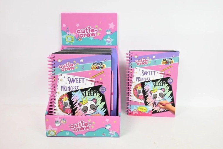 Cutie Crew scratchbook – bloc creativo para rascar
